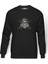 Askeri Style Baskılı Füme Erkek Örme Sweatshirt Uzun Kol 1