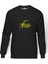 International Jazz Day Neon Müzik Music Baskılı Füme Erkek Örme Sweatshirt Uzun Kol 1