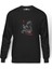 Pitbull Urban Baskılı Füme Erkek Örme Sweatshirt Uzun Kol 1