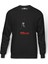 Predator Fear Is Reborn Baskılı Füme Erkek Örme Sweatshirt Uzun Kol 1