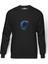 Renkli Dünya Baskılı Füme Erkek Örme Sweatshirt Uzun Kol 1