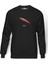 LED Zeppelin Amoled Baskılı Füme Erkek Örme Sweatshirt Uzun Kol 1