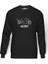 Call Of Duty Ghost Drawing Baskılı Füme Erkek Örme Sweatshirt Uzun Kol 1