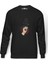 Chilling Adventures Of Sabrina Praise Satan Baskılı Füme Erkek Örme Sweatshirt Uzun Kol 1