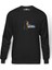 Skyrim 2 Baskılı Füme Erkek Örme Sweatshirt Uzun Kol 1
