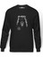 Slash Skull Metal Rock Baskılı Füme Erkek Örme Sweatshirt Uzun Kol 1