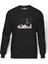 Tony Montana Supreme Scarface Baskılı Füme Erkek Örme Sweatshirt Uzun Kol 1