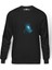 Undertale Gölge Baskılı Füme Erkek Örme Sweatshirt Uzun Kol 1