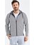 Sweat Poly. Kapşonlu Grey M 1