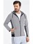 Sweat Poly. Kapşonlu Grey M 3