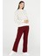 Fitilli Triko Pantolon - Bordo 2