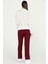 Fitilli Triko Pantolon - Bordo 4