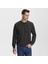 Erkek Antrasit Selanik Örme Bisiklet Yaka Sweatshirt 3
