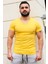 Düz Basic Sarı T-Shirt 3005 2