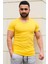 Düz Basic Sarı T-Shirt 3005 3