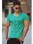 Nakış Detaylı Yeşil T-Shirt 2895 1
