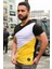 Renk Bloklu Siyah T-Shirt 3018 5