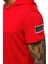 Yırtık Detaylı Kırmızı Kapüşonlu T-Shirt 3069 2