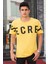 Baskılı Sarı T-Shirt 3034 2