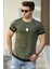 Basic Haki Erkek T-Shirt 4459 1