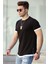 Basic Siyah Erkek T-Shirt 4459 1