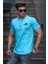 Cep Detay Mavi Erkek T-Shirt 4492 3