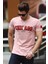 Baskılı Pudra Erkek T-Shirt 4485 1