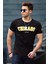 Baskılı Siyah Erkek T-Shirt 4485 1