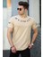 Camel Nakışlı Erkek T-Shirt 4512 1