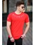 Kırmızı Nakışlı Erkek T-Shirt 4512 1