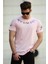 Pudra Nakışlı Erkek T-Shirt 4512 1