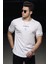 Beyaz Erkek T-Shirt 4461 1