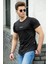 Basic Siyah Erkek T-Shirt 4516 2