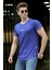 Basic Mor Erkek T-Shirt 4516 2