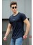 Basic Lacivert Erkek T-Shirt 4516 1