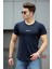 Basic Lacivert Erkek T-Shirt 4516 2