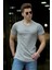 Basic Gri Erkek T-Shirt 4516 1