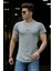 Basic Gri Erkek T-Shirt 4516 2