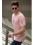 Fermuar Detaylı Pudra T-Shirt 4103 1