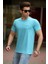 Basic Turkuaz Erkek T-Shirt 4513 1