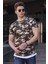 Madmext Kamuflaj-3 Desen Erkek T-Shirt 4480 1