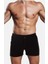 Siyah 3'lü Likralı Jersey Penye Boxer 1