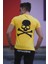 Sarı Baskılı Erkek T-Shirt 4597 2