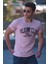 Baskılı Pudra Erkek T-Shirt 4591 1