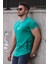 Baskılı Petrol Yeşili Erkek T-Shirt 3023 1