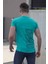 Baskılı Petrol Yeşili Erkek T-Shirt 3023 2