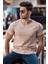 Yırtık Detaylı Camel T-Shirt 2883 1