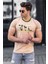 Camel Baskılı Erkek T-Shirt 4606 1