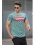 Yeşil Benekli Erkek T-Shirt 2640 1