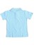Mavi Kısa Kol 6-16 Yaş Çocuk Okul Lakos /T-shirt - 80238-Mavi 2